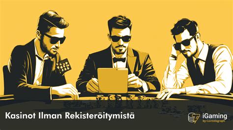 Kasinot ilman rekisteröitymistä 2024